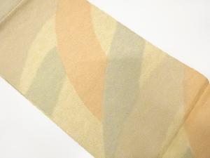 砂子綴れ　変わり青海波模様織り出し　全通袋帯